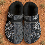 Chief Native American-Inspired Classic Clogs with Fleece Shoes DS250731M03