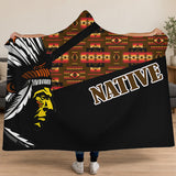 Chief Native American-Inspired Hooded Blanket GB-HS00028