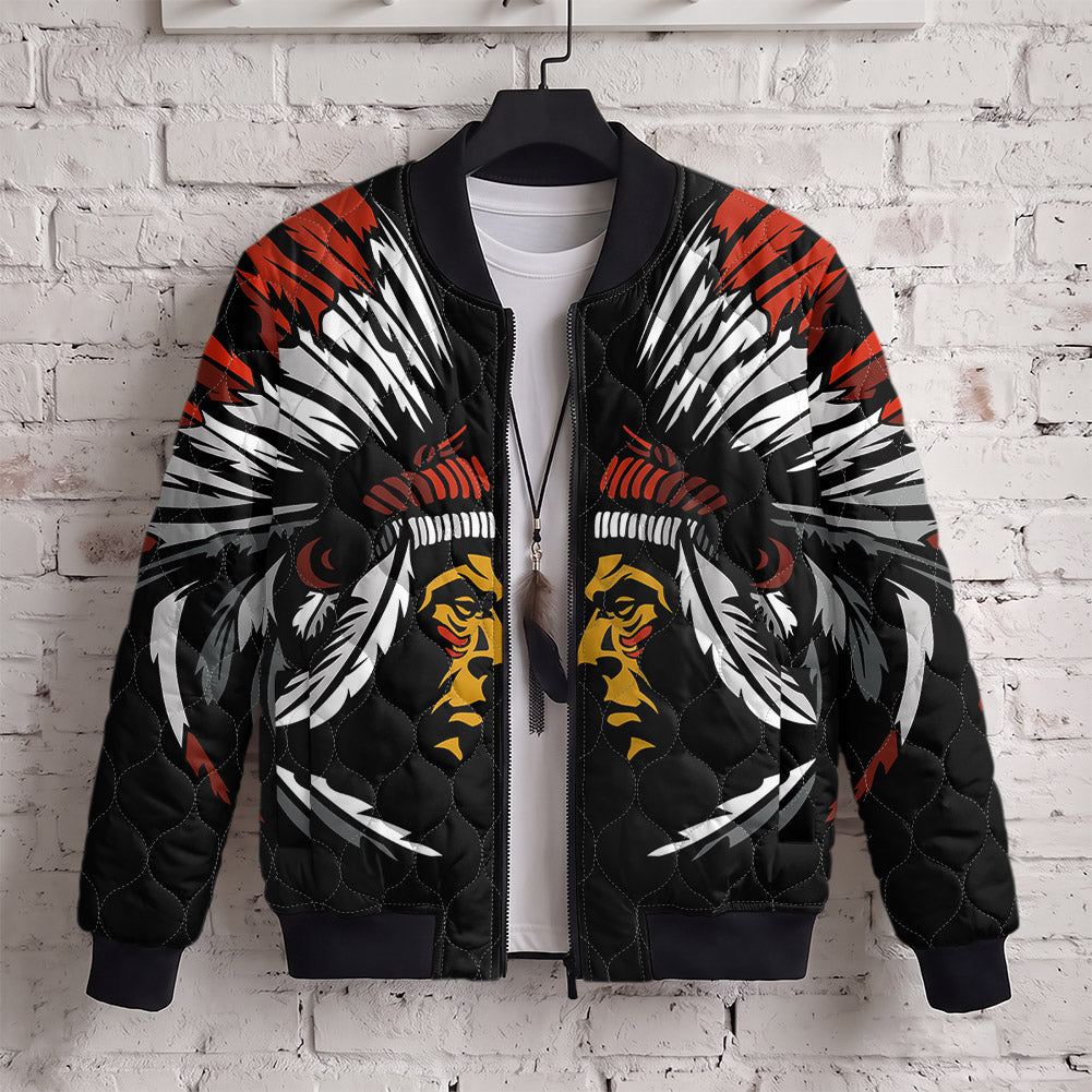 Chief Native American-Inspired Quilted Jacket GB-NAT00137-03