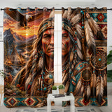 Chief Native American Living Room Curtain DS260714M01
