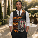 Chief Native American Suit Vest Jacket Print Front & Back GB-HW000456