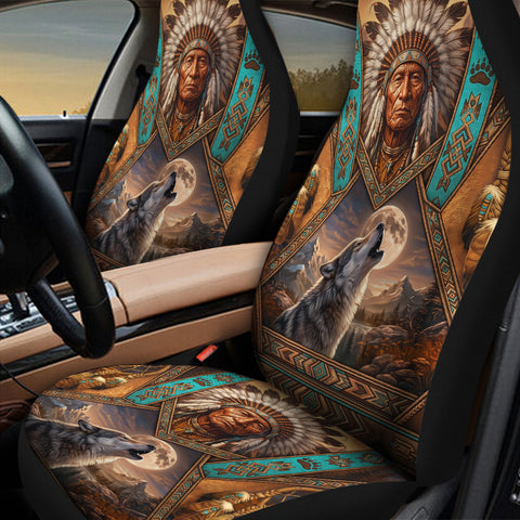Chief and Wolf S Native American-Inspired Car Seat Cover – DS260710M10