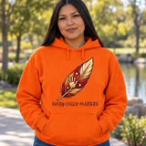 Child Handprint Protective Eagle Feather Native American-Inspired 2D Hoodie HDm026