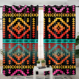 Colorful Pattern Native American Living Room Curtain DS260729M09