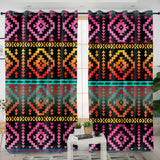 Colorful Pattern Native American Living Room Curtain DS260729M09