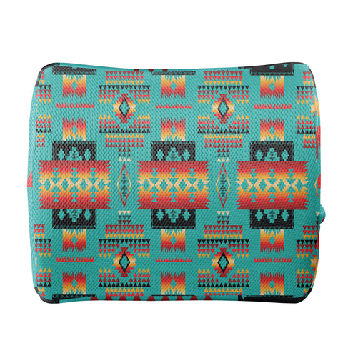 GB-NAT00046-01 Blue Tribes Native Lumbar Pillow Cushion