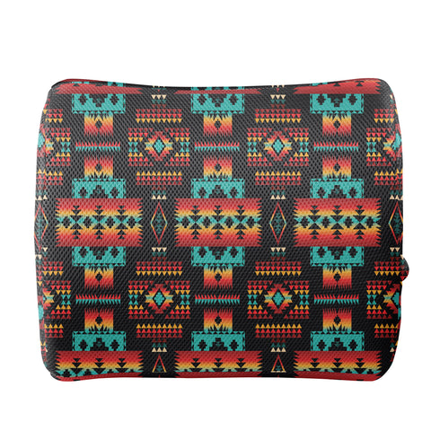 GB-NAT00046-02 Black Tribes Native Lumbar Pillow Cushion