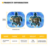ACM23 Wolf Dreamcatcher Native American Auto Sun Shades 2pcs