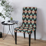 DS250424M02 Native American 5pcs Dining Table Set - Tablecloth and Chair Cover