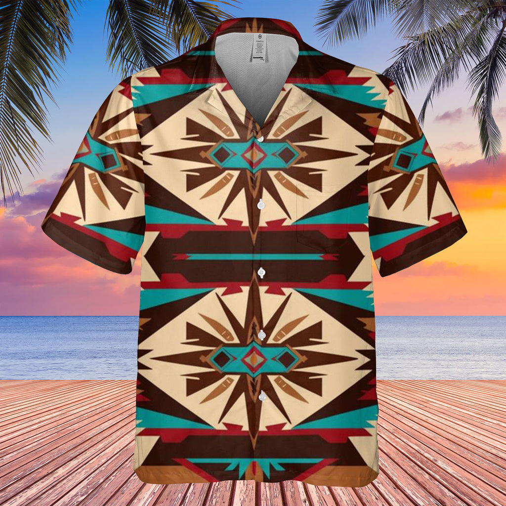 DS250425M01 Native American Hawaiian Shirt 3D