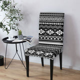 DS250425M02 Native American 5pcs Dining Table Set - Tablecloth and Chair Cover