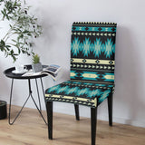 DS250425M05 Native American 5pcs Dining Table Set - Tablecloth and Chair Cover