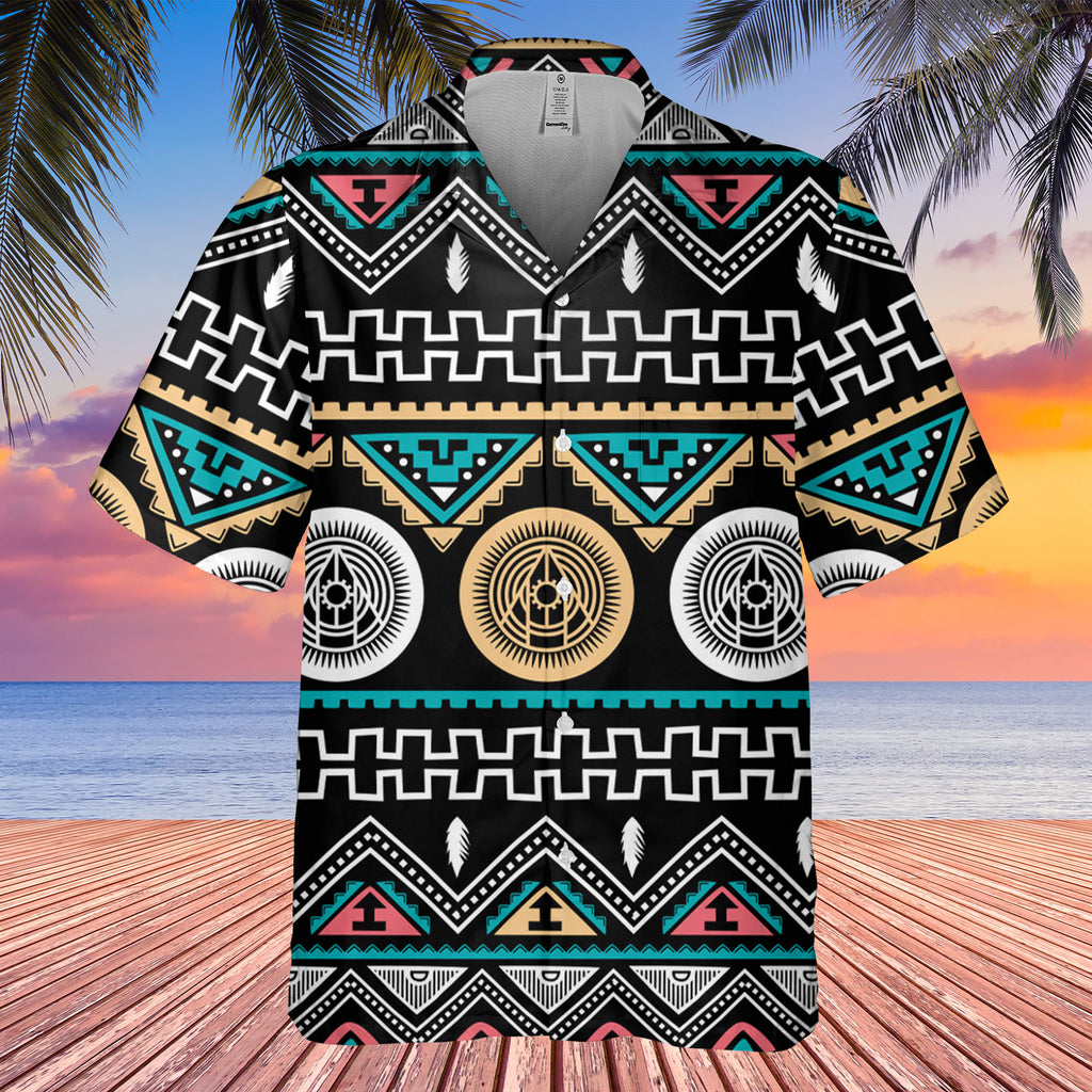 DS250425M11 Native American Hawaiian Shirt 3D