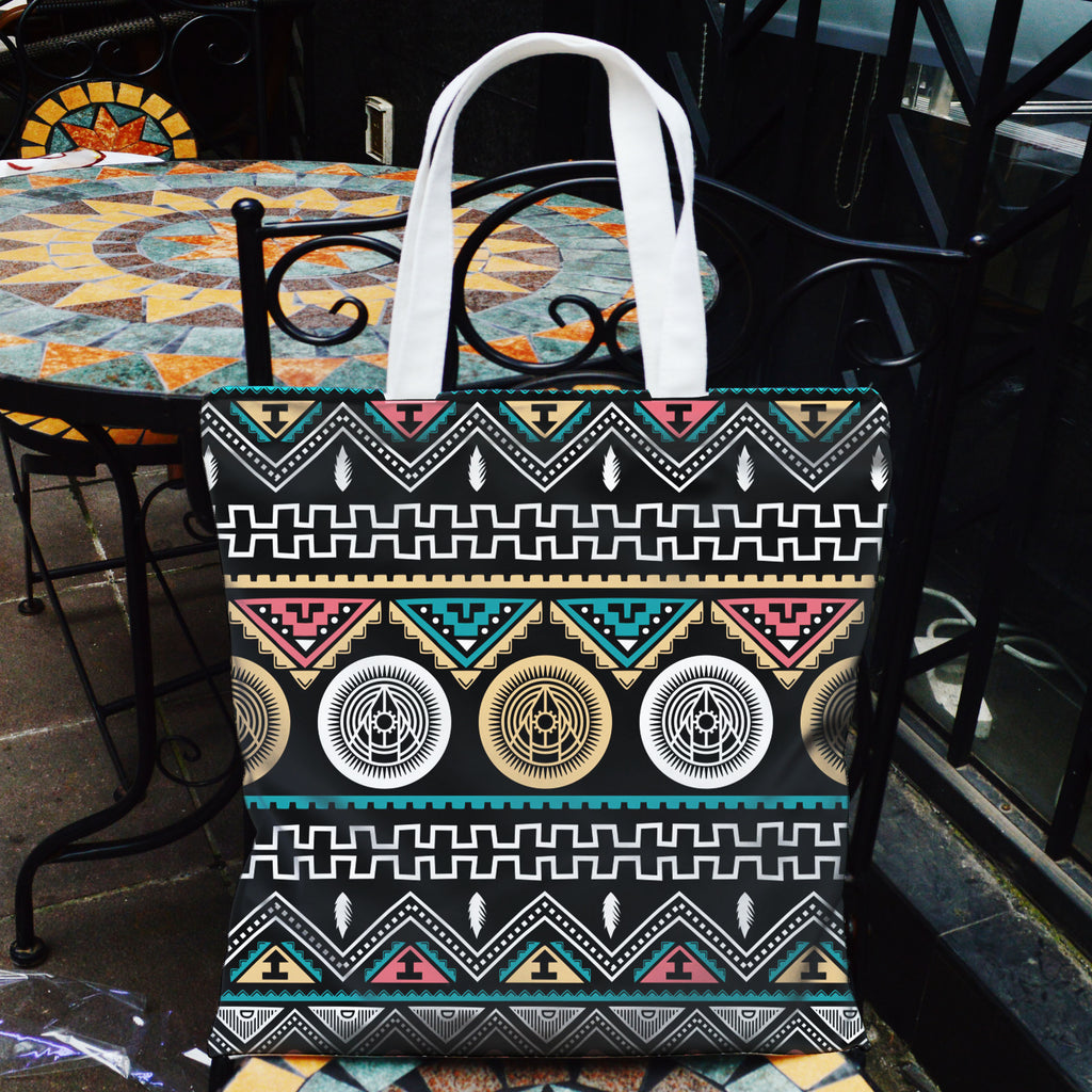 DS250425M11 Native American Pocket Canvas Bag