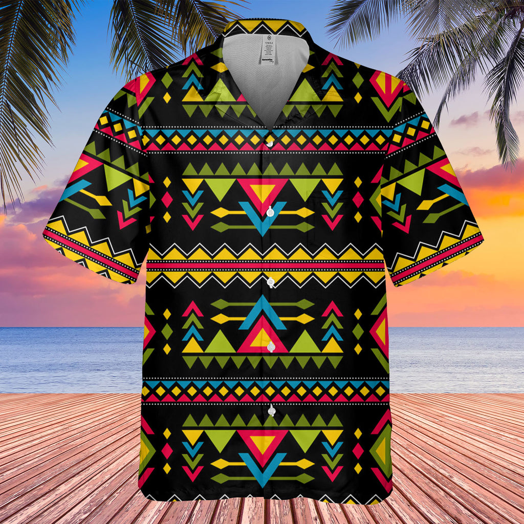DS250425M16 Native American Hawaiian Shirt 3D