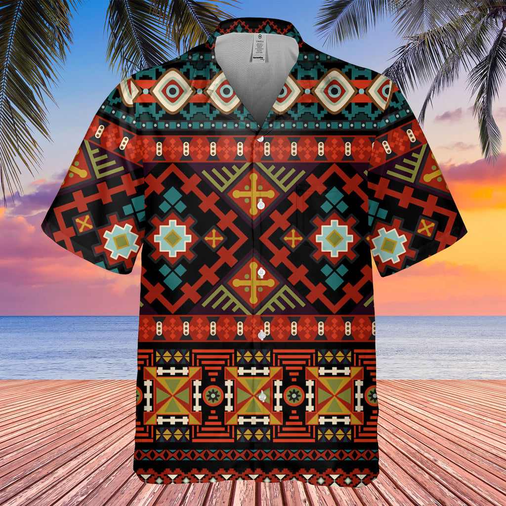 DS250425M22 Native American Hawaiian Shirt 3D