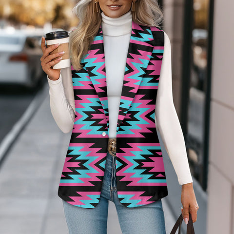 DS250425M34 Native American Loose Women Suit Vest