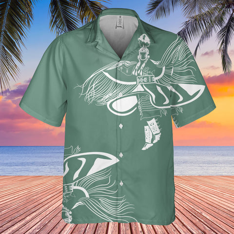 DS250516M01-02 Dancer Powwow Native American Hawaiian Shirt 3D