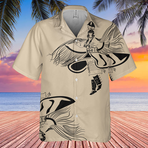 DS250516M01-06 Dancer Powwow Native American Hawaiian Shirt 3D