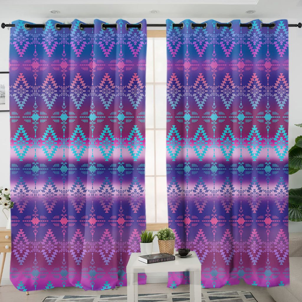 DS250620M07 Native American Living Room Curtain