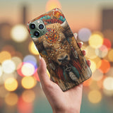 DS250710M13 Native Bull With Feather And Key Native American Phone Case