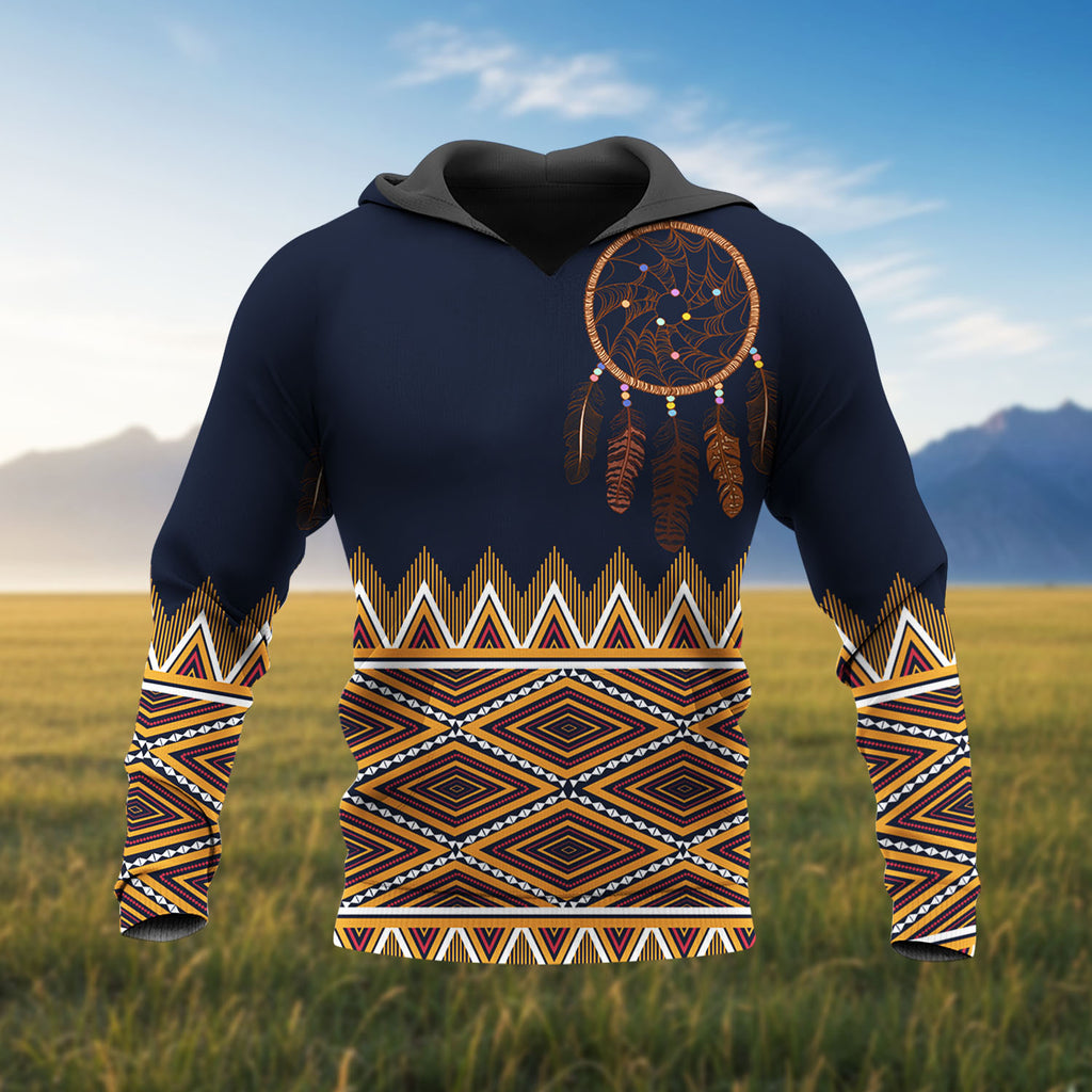 DS250715M05v3 Dreamcatcher Native American Pride 3D Hoodie