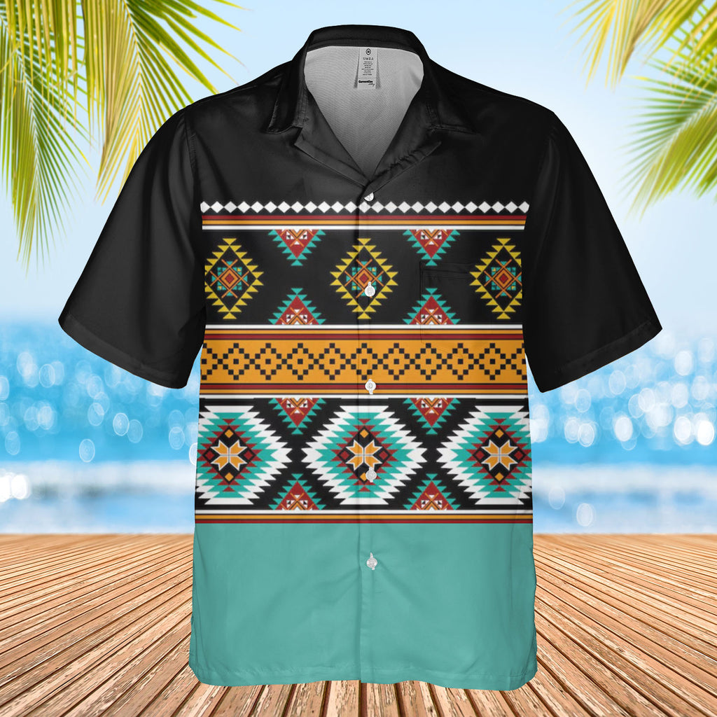 DS250715M08 Native American Hawaiian Shirt 3D