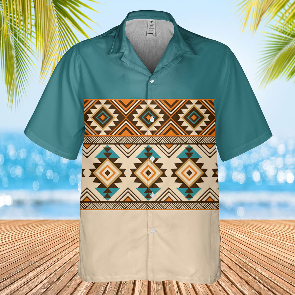 DS250715M11 Native American Hawaiian Shirt 3D