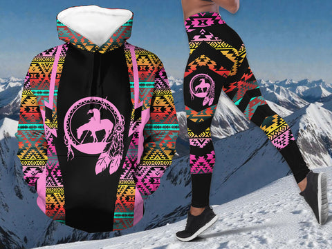 DS250729M02 Trail of Tears Native American Hoodie Leggings Set