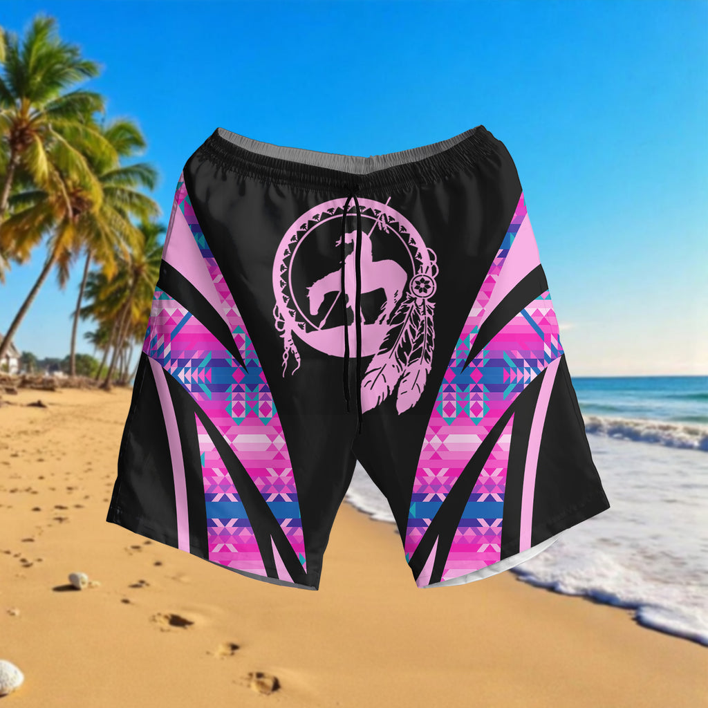 DS250729M10 Trail of Tears Native American Hawaiian Shorts