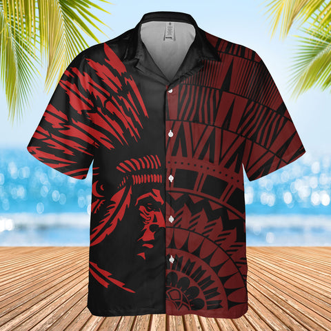 DS250731M01v3 Chief Native American Hawaiian Shirt 3D