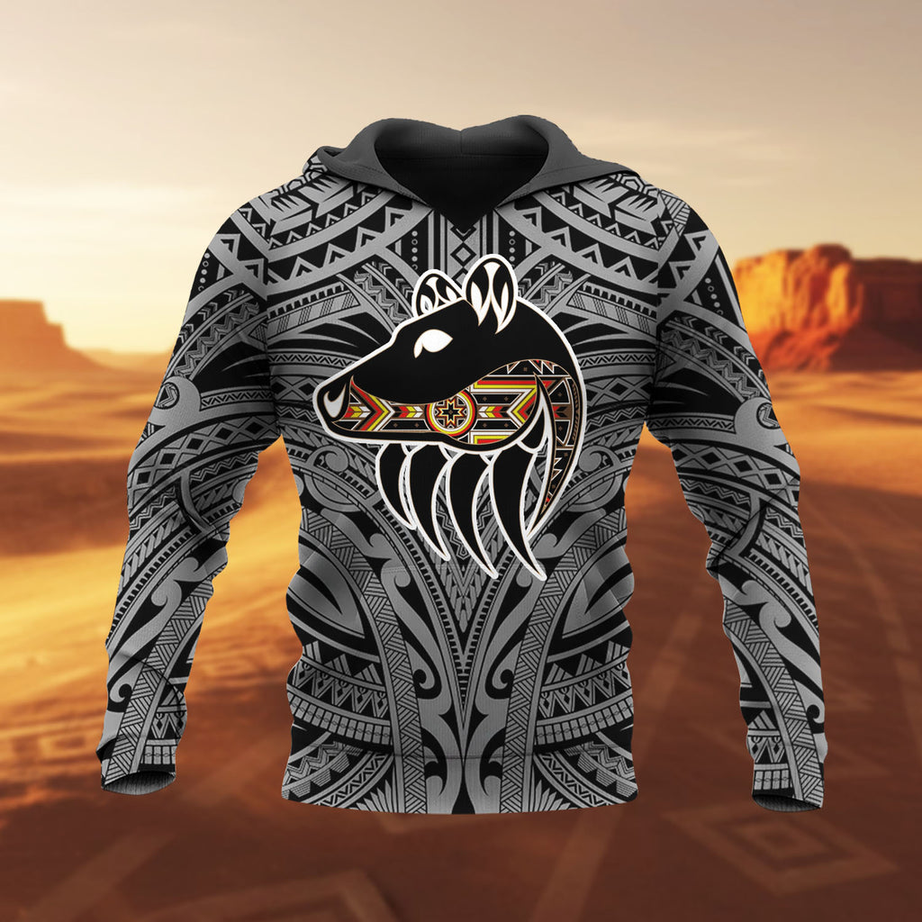 DS250731M02m2 Bear Claws Native American Pride 3D Hoodie