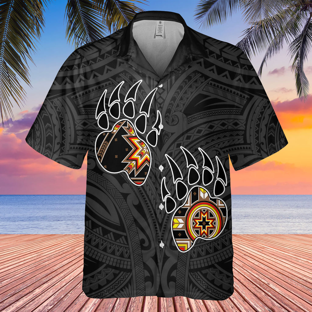 DS250731M02v6 Bear Clan Native American Hawaiian Shirt 3D