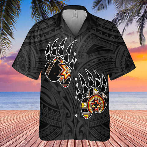 DS250731M02v6 Bear Clan Native American Hawaiian Shirt 3D