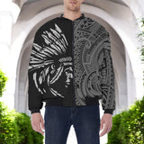 DS250731M03 Chief Native American Bomber Jacket With Sleeve Pocket