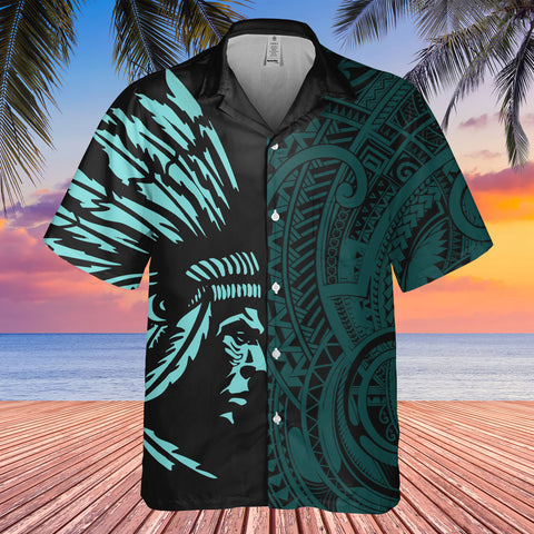 DS250731M03v2 Chief Native American Hawaiian Shirt 3D