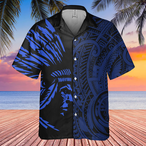 DS250731M03v3 Chief Native American Hawaiian Shirt 3D