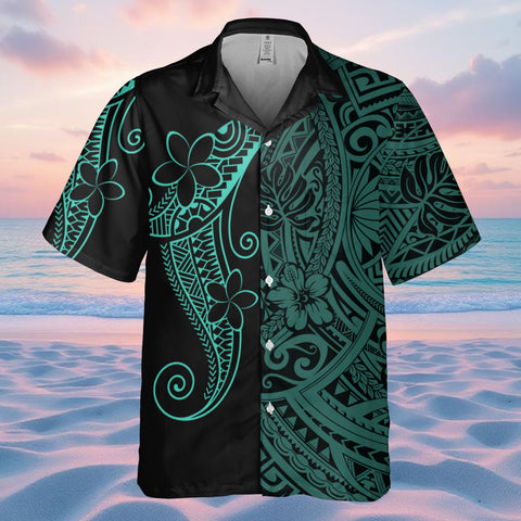DS250801M02v2 Floral Native American Hawaiian Shirt 3D