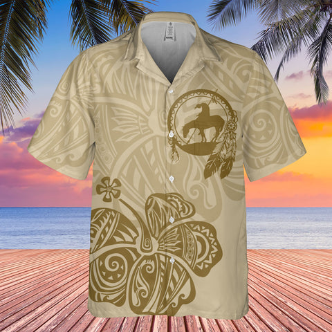 DS250805M01v30 Hibiscus Trail of Tear Native American Hawaiian Shirt 3D