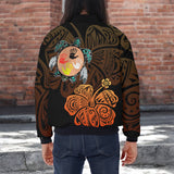 DS250805M01v7 Turtle Native American Bomber Jacket With Sleeve Pocket