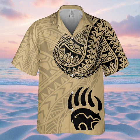 DS250807M01v17 Feather Native American Hawaiian Shirt 3D