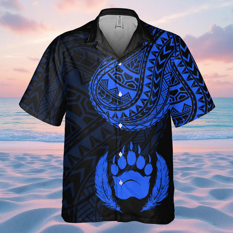 DS250807M01v33 Bear Native American Hawaiian Shirt 3D
