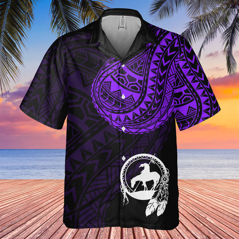 DS250807M01v37 Trail of Tears Native American Hawaiian Shirt 3D