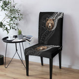 DS250807M01v5 Bear Native American 5pcs Dining Table Set - Tablecloth