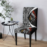 DS250812M01v14 Chief Native American 5pcs Dining Table Set - Tablecloth