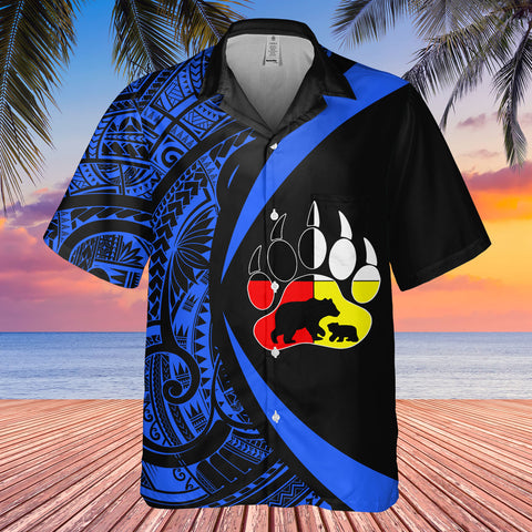 DS250812M01v1 Mama Bear Native American Hawaiian Shirt 3D