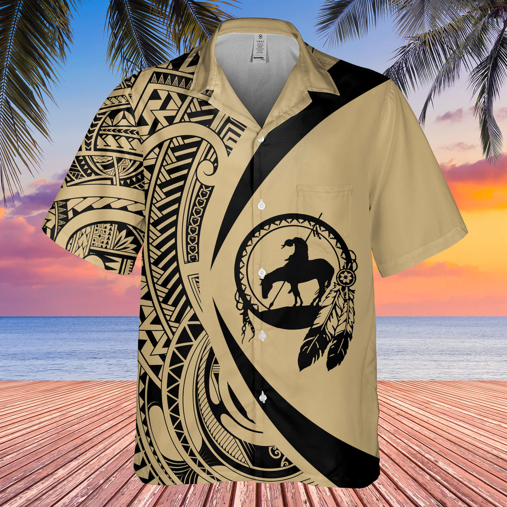 DS250812M05v3 Trail of Tears Native American Hawaiian Shirt 3D