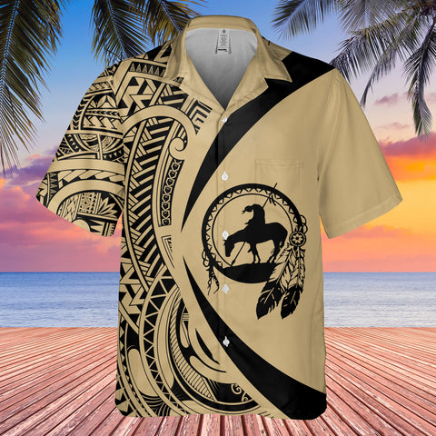 DS250812M05v3 Trail of Tears Native American Hawaiian Shirt 3D