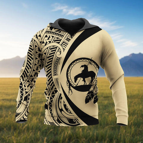 DS250812M05v3 Trail of Tears Native American Pride 3D Hoodie