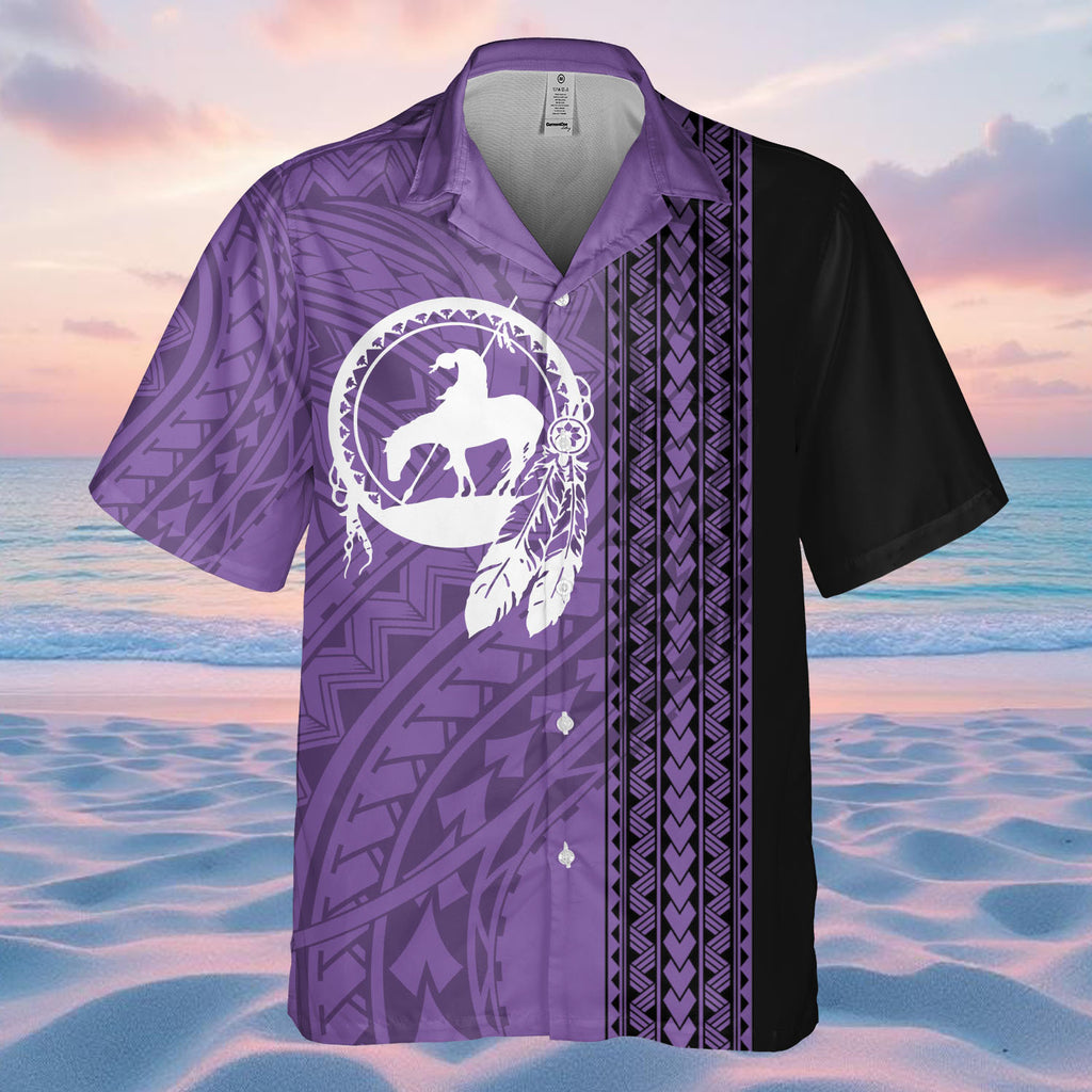 DS250813M03v4 Trail of Tears Native American Hawaiian Shirt 3D